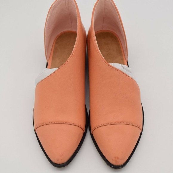 Bamboo Womens Masterpiece-01M Cut Out Flat Ankle Boot US Size 7 Blush New - Picture 4 of 6